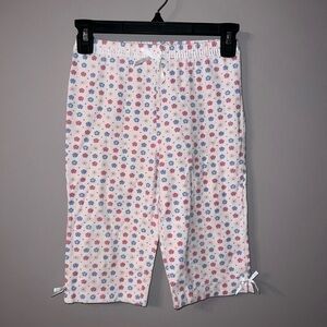White pants with pink and blue flowers kids - 6 - ur it